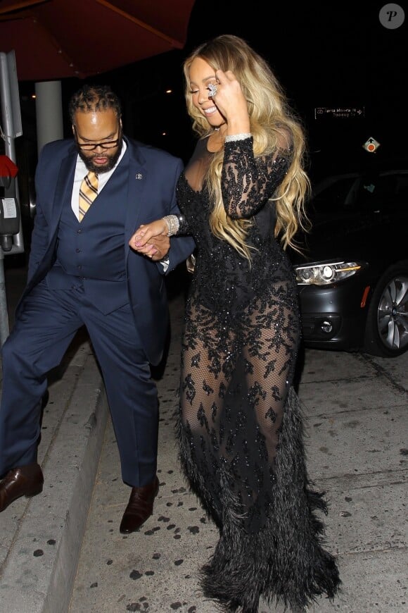 Mariah Carey se rend au restaurant Craig à West Hollywood le 9 octobre 2018.