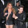 Mariah Carey arrive avec son compagnon Bryan Tanaka au restaurant Gracias Madre à Los Angeles, le 22 septembre 2017.