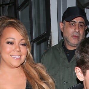 Mariah Carey arrive avec son compagnon Bryan Tanaka au restaurant Gracias Madre à Los Angeles, le 22 septembre 2017.