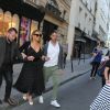 Mariah Carey et ses enfants Moroccan Scott et Monroe Cannon sont allés faire du shopping dans différents magasins. Paris le 23 juin 2017