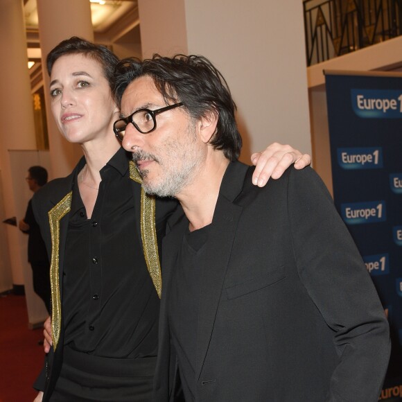 Yvan Attal et sa compagne Charlotte Gainsbourg - 30e cérémonie des Molières 2018 à la salle Pleyel à Paris, France, le 29 mai 2018. © Coadic Guirec/Bestimage