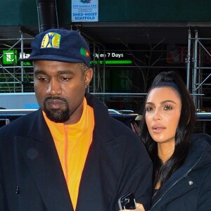 Kim Kardashian et Kanye West à New York le 3 décembre 2018.