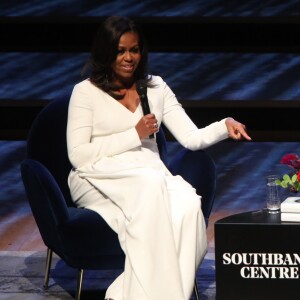 Michelle Obama au Royal Festival Hall de Londres pour une conférence, le 3 décembre 2018.