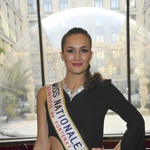 Barbara Morel - Présentation des candidates de Miss Prestige National 2012 à l'hôtel Hilton Arc de Triomphe, à Paris, le 26 novembre 2011.