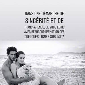 Barbara Morel annonce sa rupture avec Maxime Mermoz sur Instagram le 4 décembre 2018.