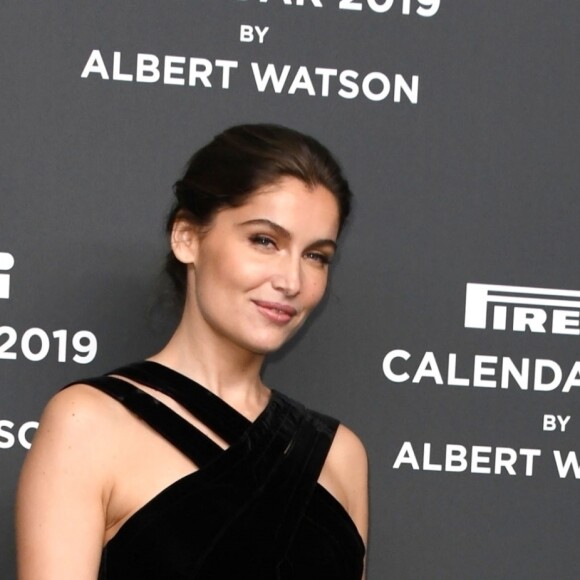 Laetitia Casta - Conférence de presse du calendrier Pirelli à Milan. Le 5 décembre 2018.