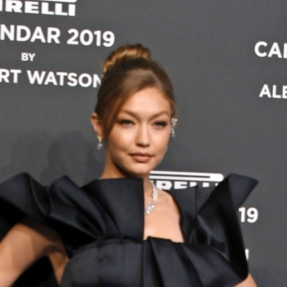 Gigi Hadid - Soirée de lancement du calendrier Pirelli 2019 par le photographe A.Watson au HangarBicocca à Milan, le 5 décembre 2018.