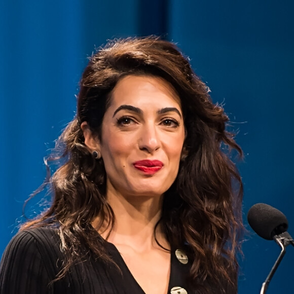 Amal Clooney à Philadelphie le 12 octobre 2018.