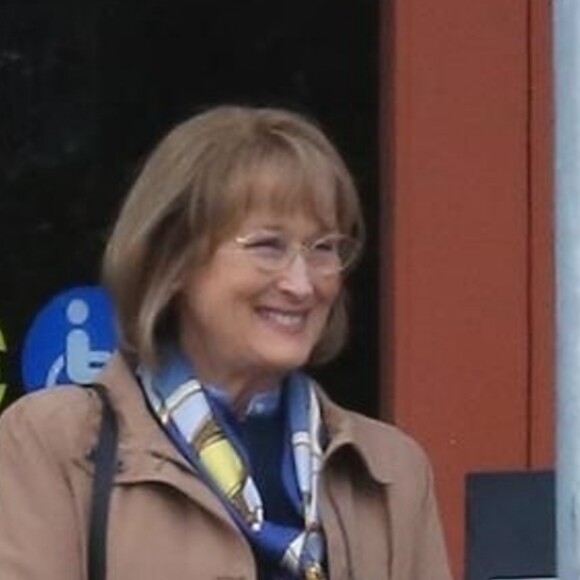 Exclusif - Meryl Streep - Les célébrités sur le tournage de "Big Little Lies" à Sausalito le 9 juin 2018.