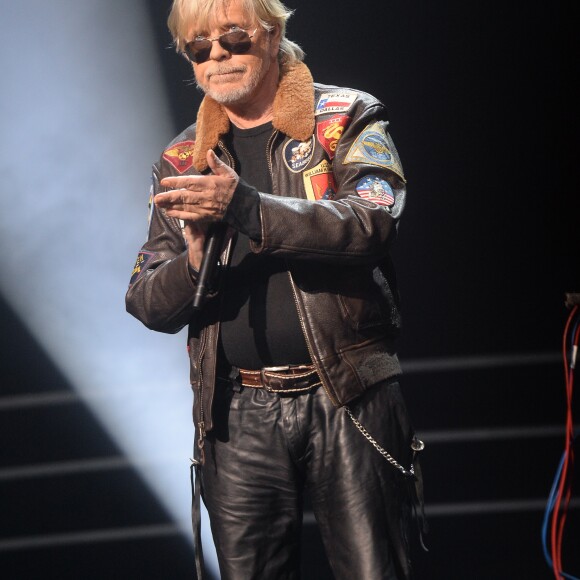 Le chanteur Renaud (Prix spécial de la Sacem) - Grand Prix Sacem 2018 à la salle Pleyel à Paris, le 10 décembre 2018. © Veeren/Bestimage
