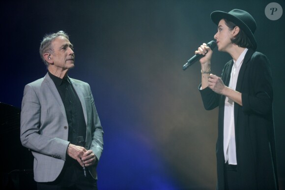 Alain Chamfort et la chanteuse Maissiat - Grand Prix Sacem 2018 à la salle Pleyel à Paris, le 10 décembre 2018. © Veeren/Bestimage