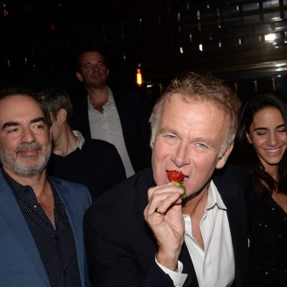 Exclusif - Bruno Solo et Franck Dubosc - 40e anniversaire d'Arnaud Ducret à La Gioia à Paris le 9 décembre 2018 © Rachid Bellak/Bestimage