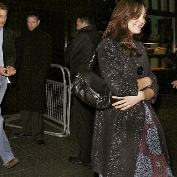 Le prince William et Kate Middleton peu de temps avant leur brève rupture en janvier 2007, à Londres.