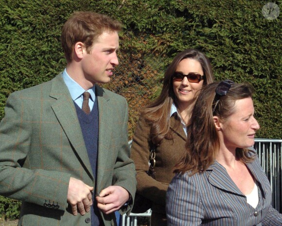 Kate Middleton et le prince William peu de temps avant leur brève rupture à Londres, en mars 2007.