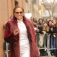 Jennifer Lopez est allée déjeuner au restaurant The View à New York, le 12 décembre 2018