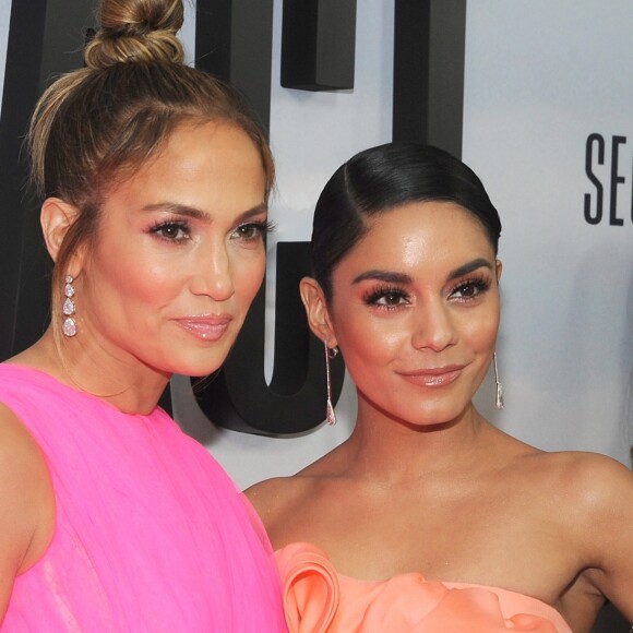 Vanessa Hudgens et Jennifer Lopez - Photocall de la première de Second Act à New York, le 12 décembre 2018