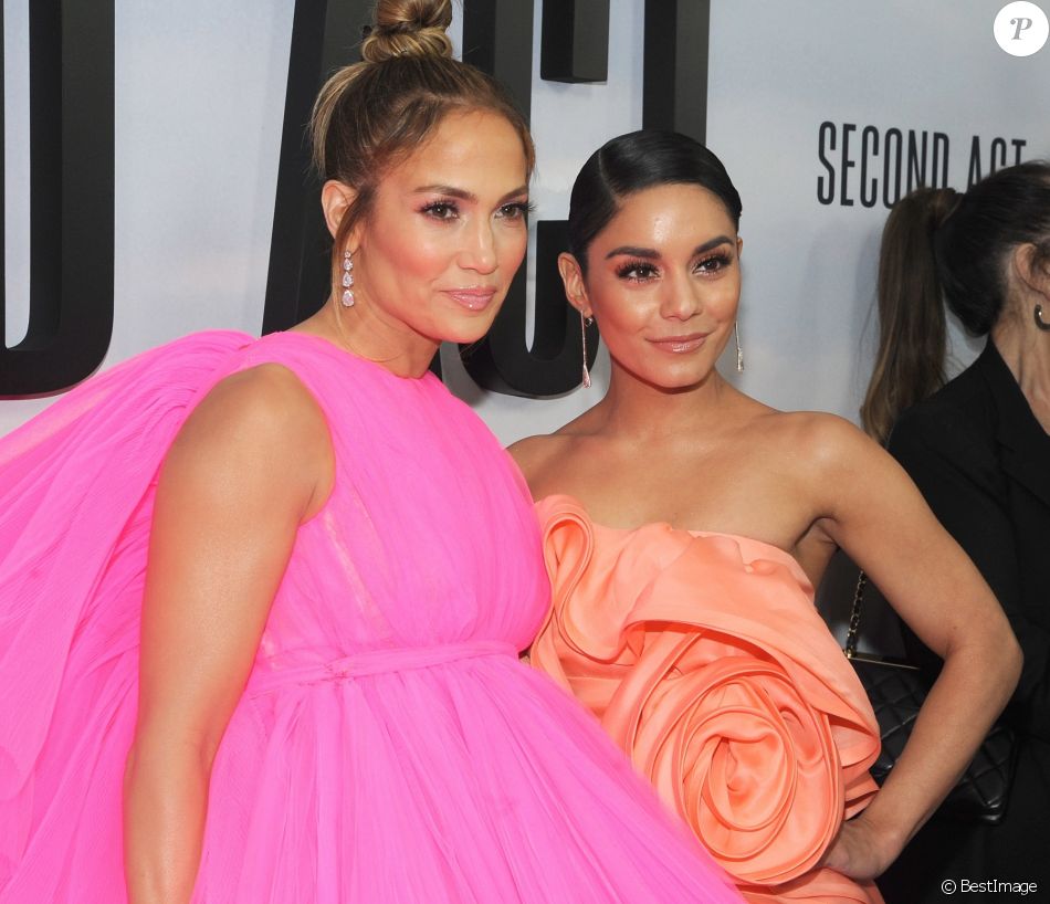 Vanessa Hudgens et Jennifer Lopez Photocall de la première de Second