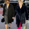 Jennifer Lopez et sa mère Guadalupe Rodriguez arrivent main dans la main au Palace Hotel à New York, le 12 décembre 2018