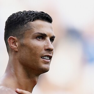 Cristiano Ronaldo après le match Juventus de Turin Juventus - Sassuolo à Turin, le 16 septembre 2018.