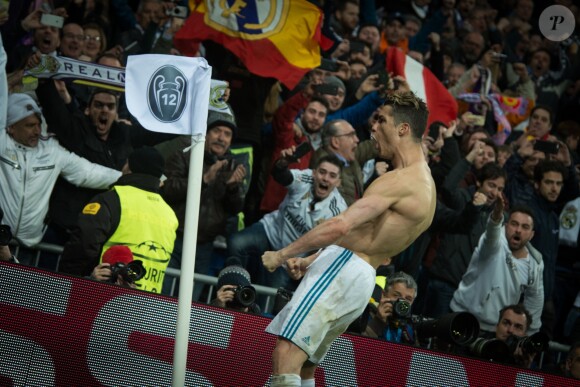 Cristiano Ronaldo lors du match Real Madrid - Juventus de Turin le 11 avril 2018.