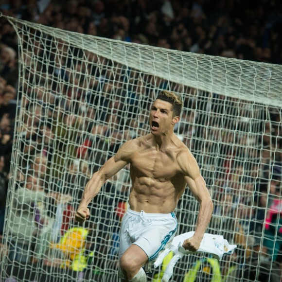 Cristiano Ronaldo lors du match Real Madrid - Juventus de Turin le 11 avril 2018.