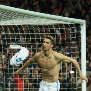 Cristiano Ronaldo lors du match Real Madrid - Juventus de Turin le 11 avril 2018.
