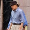 Exclusif - Woody Allen et Dick Cavett se baladent dans les rues de New York, le 22 août 2018