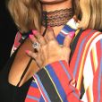 Paris Hilton, récemment fiancée et arborant sa bague de fiançailles, quitte le restaurant mexicain "The Highlight Room" à Los Angeles. Le 21 mars 2018 © CPA / Bestimage