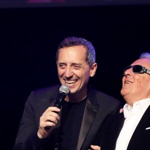 Exclusif - Gad Elmaleh et Gilbert Montagné - Grande soirée solidarité de l'Appel national pour la tsédaka, autour du parrain Gad Elmaleh, au palais des Congrés à Paris, le 17 décembre 2018. © Dominique Jacovides/Bestimage