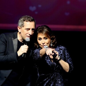 Exclusif - Gad Elmaleh et Sandrine Sebbane - Grande soirée solidarité de l'Appel national pour la tsédaka, autour du parrain Gad Elmaleh, au palais des Congrés à Paris, le 17 décembre 2018. © Dominique Jacovides/Bestimage