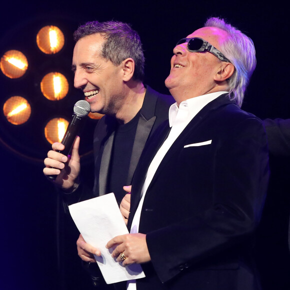 Exclusif - Gad Elmaleh et Gilbert Montagné - Grande soirée solidarité de l'Appel national pour la tsédaka, autour du parrain Gad Elmaleh, au palais des Congrés à Paris, le 17 décembre 2018. © Dominique Jacovides/Bestimage