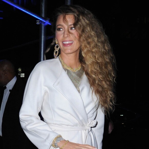 Blake Lively arrive à une soirée à New York, le 7 décembre 2018.