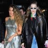 Gigi Hadid et Blake Lively quittent au défilé de mode Versace à New York, le 2 décembre 2018
