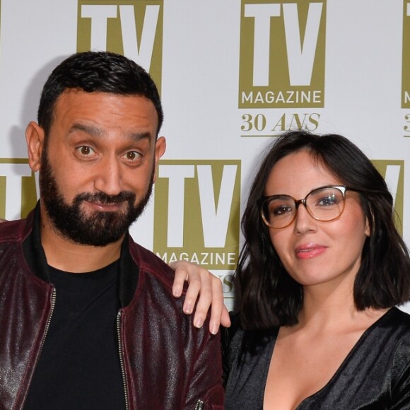 Exclusif - Kelly Vedovelli, Cyril Hanouna, Agathe Auproux - Soirée d'anniversaire des 30 ans de TV Magazine au Pavillon des Champs-Elysées à Paris le 17 octobre 2017. © Coadic Guirec/Bestimage