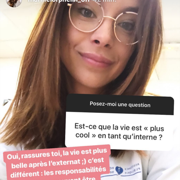 Marine Lorphelin répond aux questions des internautes sur Instagram, 5 janvier 2019