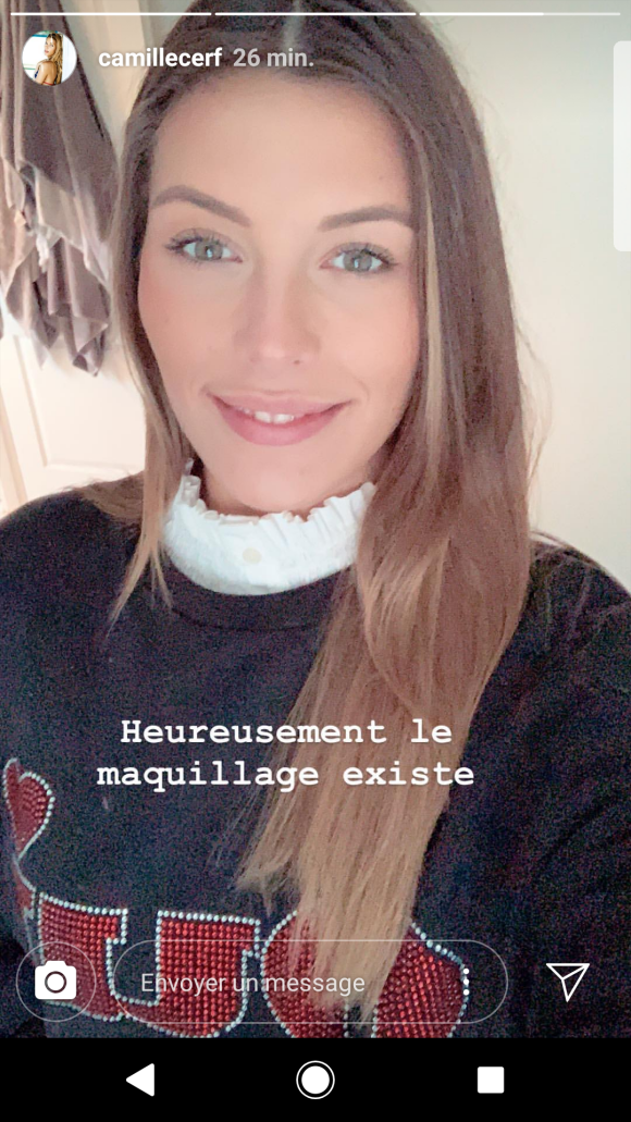 Camille Cerf, Instagram, 6 janvier 2019