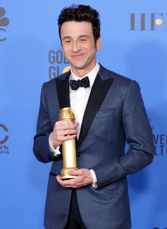 Justin Hurwitz lors de la press room de la 76ème cérémonie annuelle des Golden Globe Awards au Beverly Hilton Hotel à Los Angeles, Calfornie, Etats-Unis, le 6 janver 2019.
