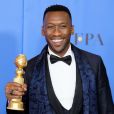 Mahershala Ali lors de la press room de la 76ème cérémonie annuelle des Golden Globe Awards au Beverly Hilton Hotel à Los Angeles, Calfornie, Etats-Unis, le 6 janver 2019.