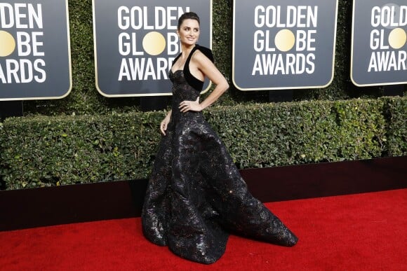 Penelope Cruz au photocall de la 76ème cérémonie annuelle des Golden Globe Awards au Beverly Hilton Hotel à Los Angeles, Californie, Etats-Unis, le 6 janver 2019.