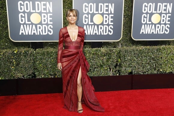 Halle Berry - Photocall de la 76ème cérémonie annuelle des Golden Globe Awards au Beverly Hilton Hotel à Los Angeles, le 6 janvier 2019.