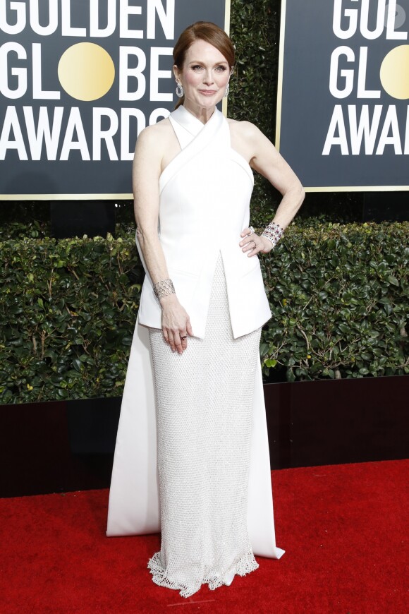 Julianne Moore - Photocall de la 76ème cérémonie annuelle des Golden Globe Awards au Beverly Hilton Hotel à Los Angeles, le 6 janvier 2019.