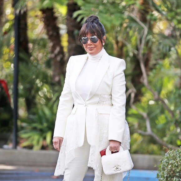 Exclusif - Kris Jenner va déjeuner à Beverly Hills. Los Angeles, le 6 janvier 2019.
