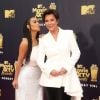 Kim Kardashian West et sa mère Kris Jenner - "MTV Movie And TV Awards" à Santa Monica le 16 juin 2018.