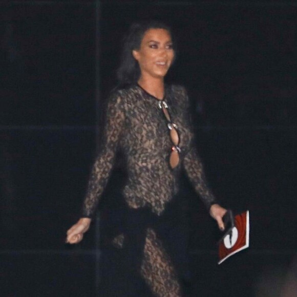 Kim Kardashian - Soirée d'anniversaire de John Legend (40 ans) à Beverly Hills. Le 12 janvier 2019.
