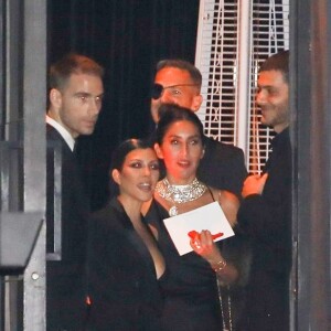 Simon Huck, Kourtney Kardashian et Jen Atkin - Soirée d'anniversaire de John Legend (40 ans) à Beverly Hills. Le 12 janvier 2019.