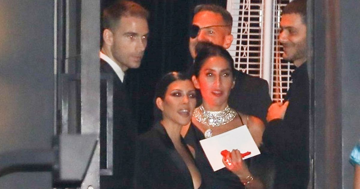 Simon Huck, Kourtney Kardashian et Jen Atkin - Soirée d'anniversaire de