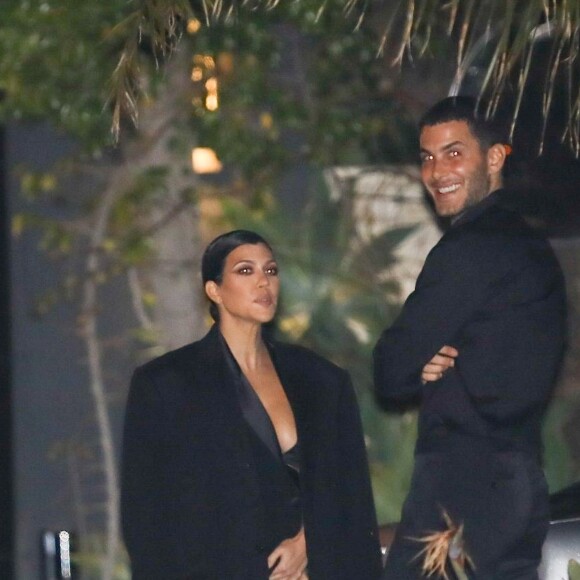 Kourtney Kardashian - Soirée d'anniversaire de John Legend (40 ans) à Beverly Hills. Le 12 janvier 2019.