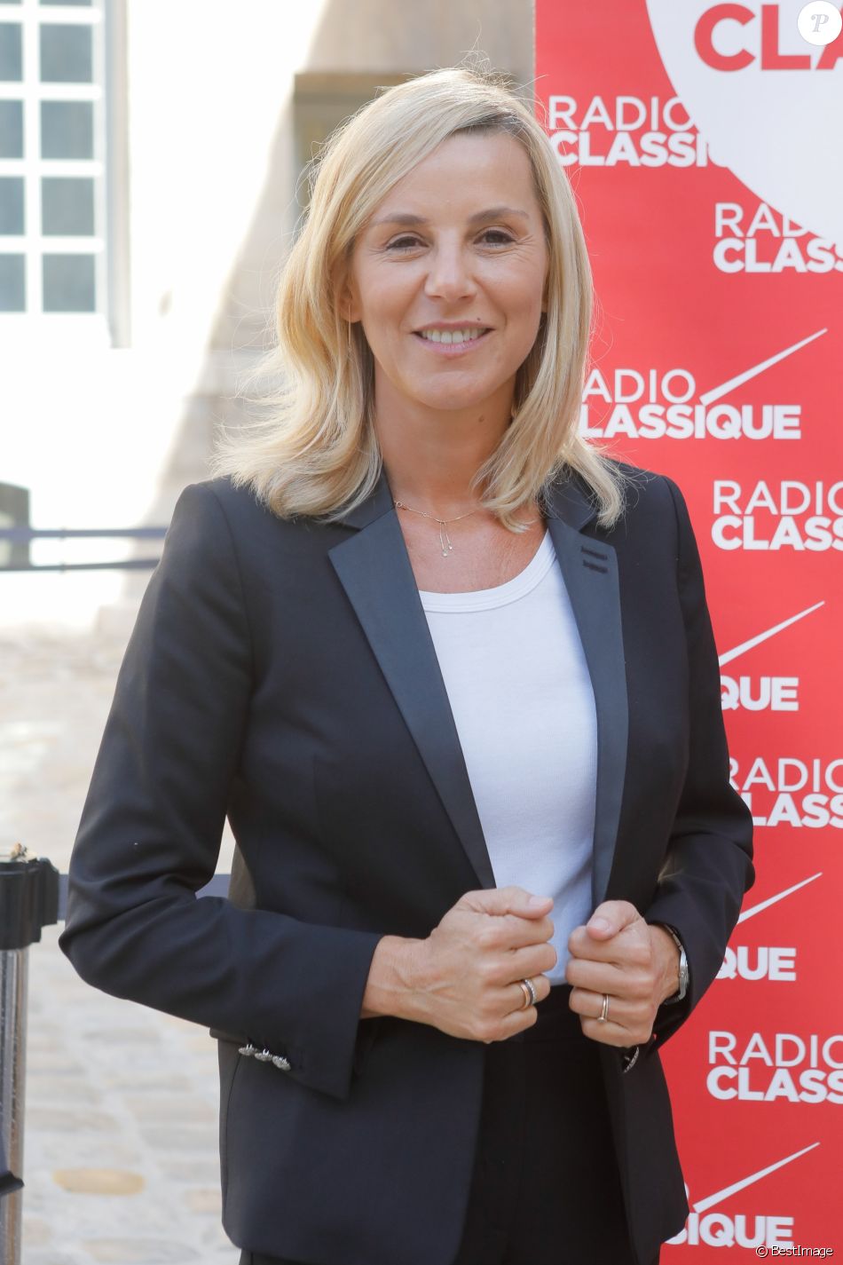 Exclusif Laurence Ferrari à la conférence de presse de rentrée de