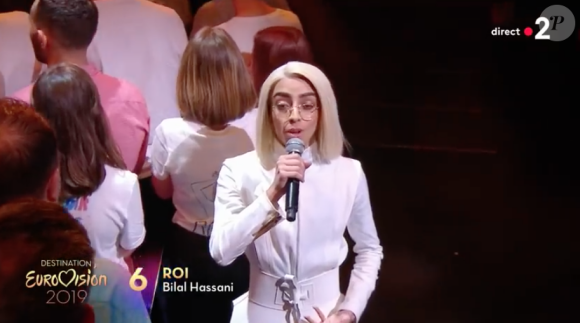 Bilal Hassani qualifié lors de la première demi-finale de "Destination Eurovision" diffusée le 12 janvier 2019 sur France 2.