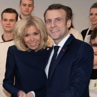 Brigitte et Emmanuel Macron inaugurent les nouveaux salons de l'Élysée